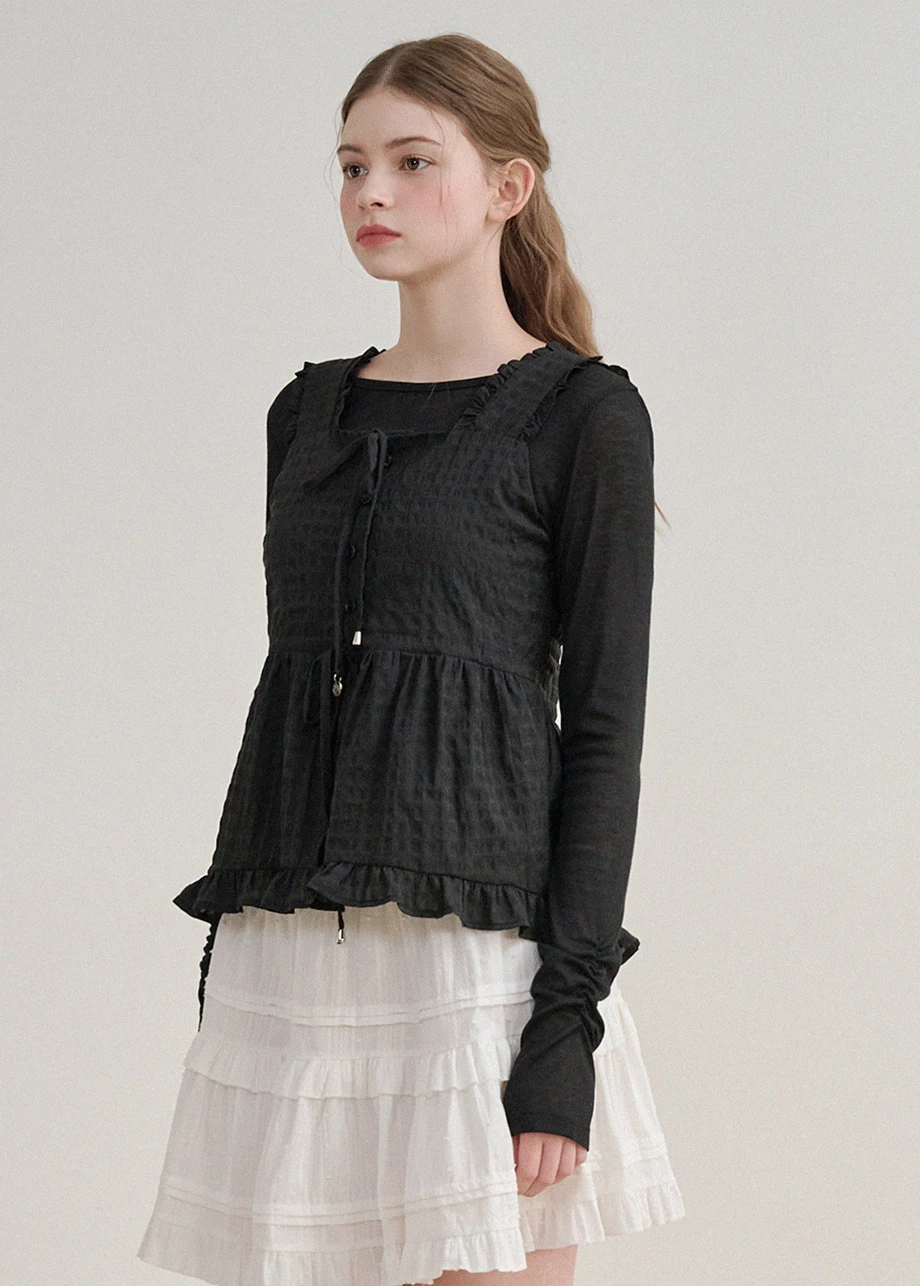 [44~120]  Harper Bustier-Tee Setup  