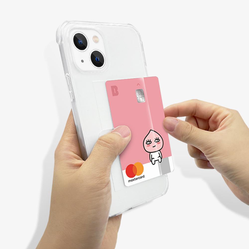 아이폰12 미니 투명 젤리 케이스 1+1 카드 범퍼