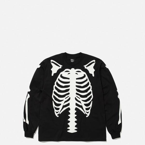 Original Bone Long Sleeve T-shirt / Black