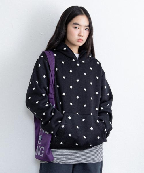STAR HOODIE_BLACK(IK2FFFM410A)