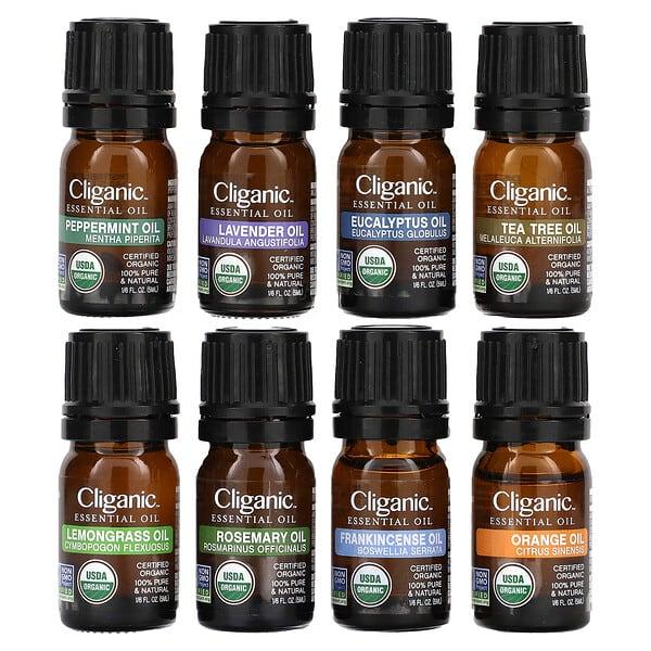 Cliganic, 에센셜 오일, 아로마테라피 세트, 8종 세트