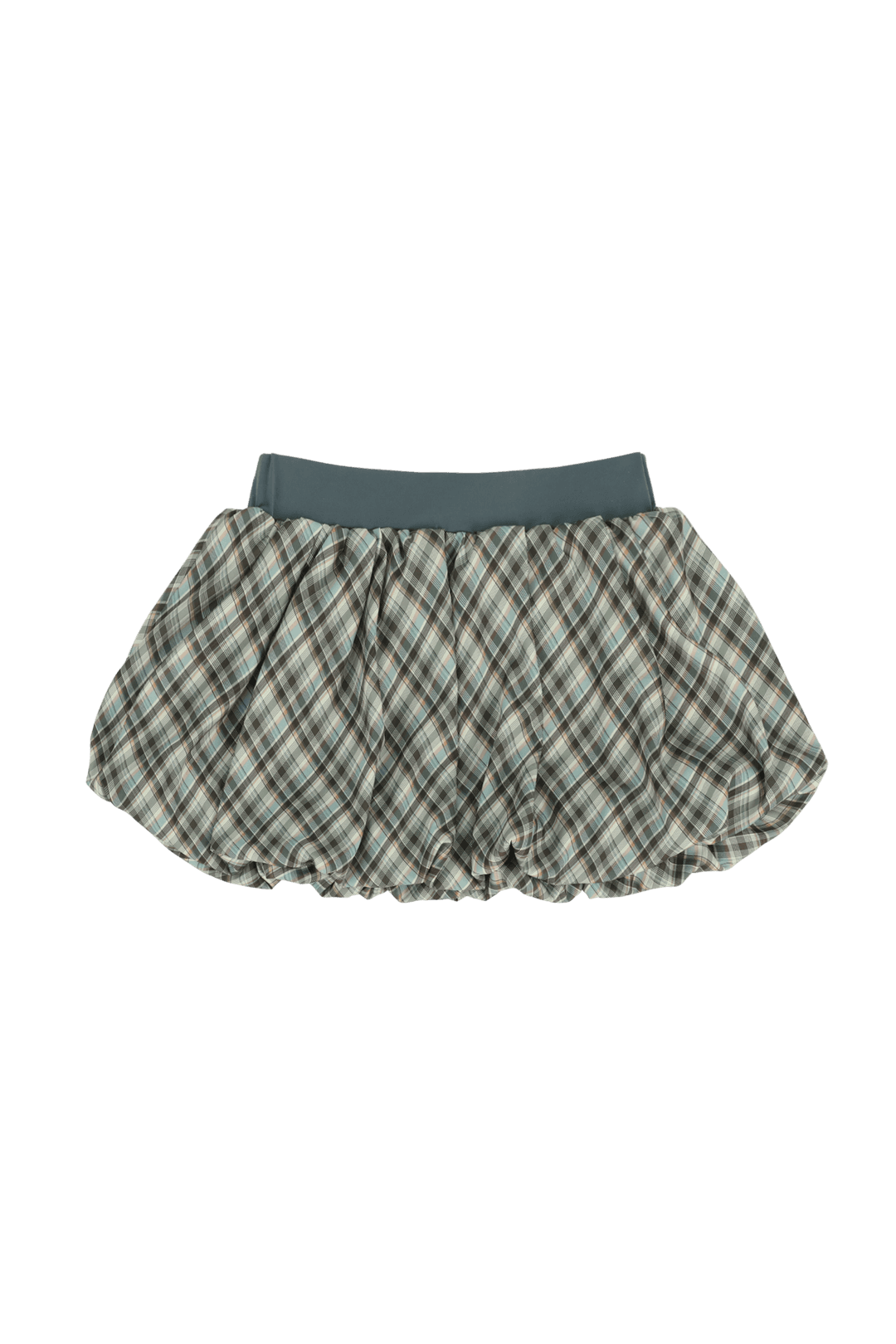 [재입고]MINT CHECK BALLOON SKIRT - 달링유어배드