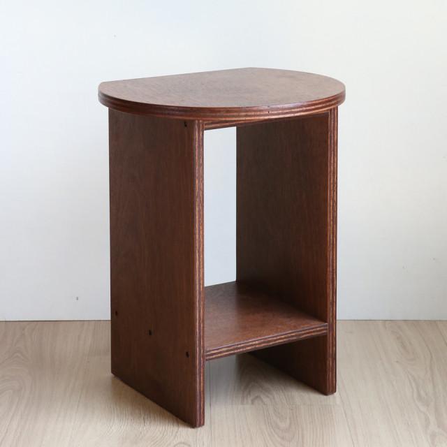 라왕합판 D형 수납스툴