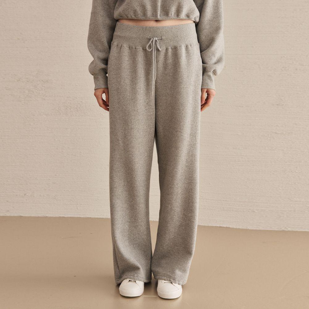 [기모] Wide Banding Sweat Pants - M. Gray