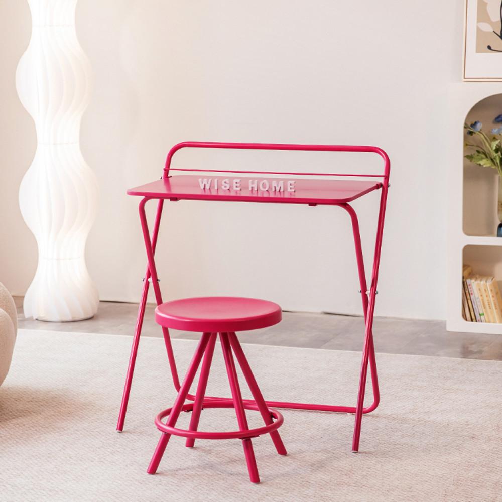 컬러 접이식 테이블 다용도 침대 쇼파 보조 책상 스탠딩 테이블 6color