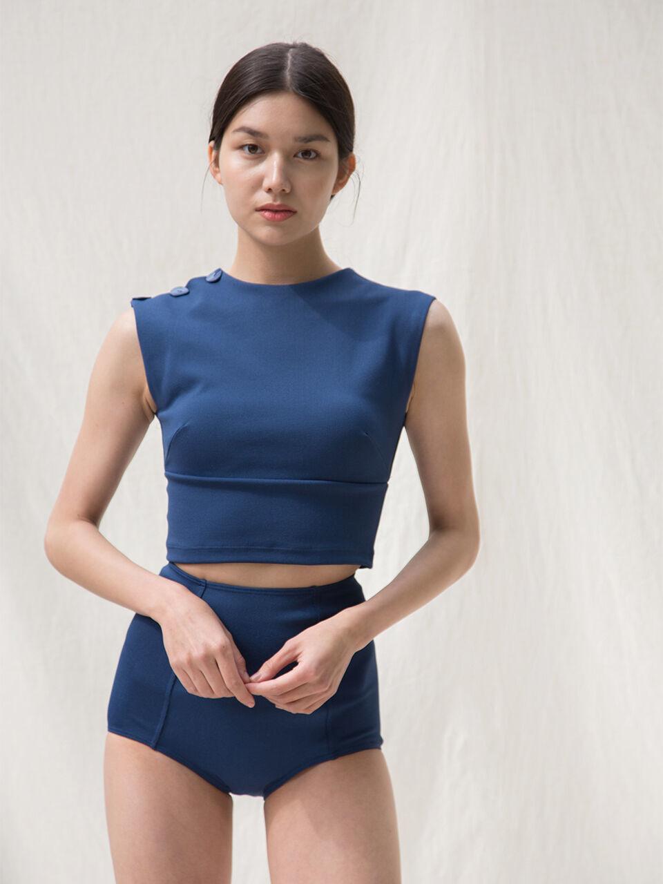 페블버튼 탑, 브리프 스윔세트_로얄 블루