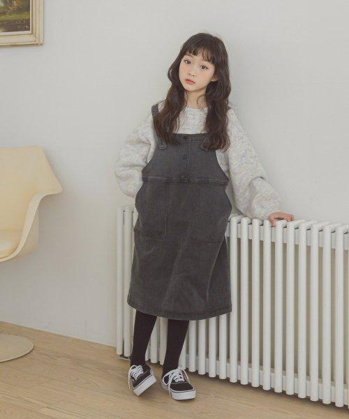 [CBW] 바비 오버롤 데님 원피스