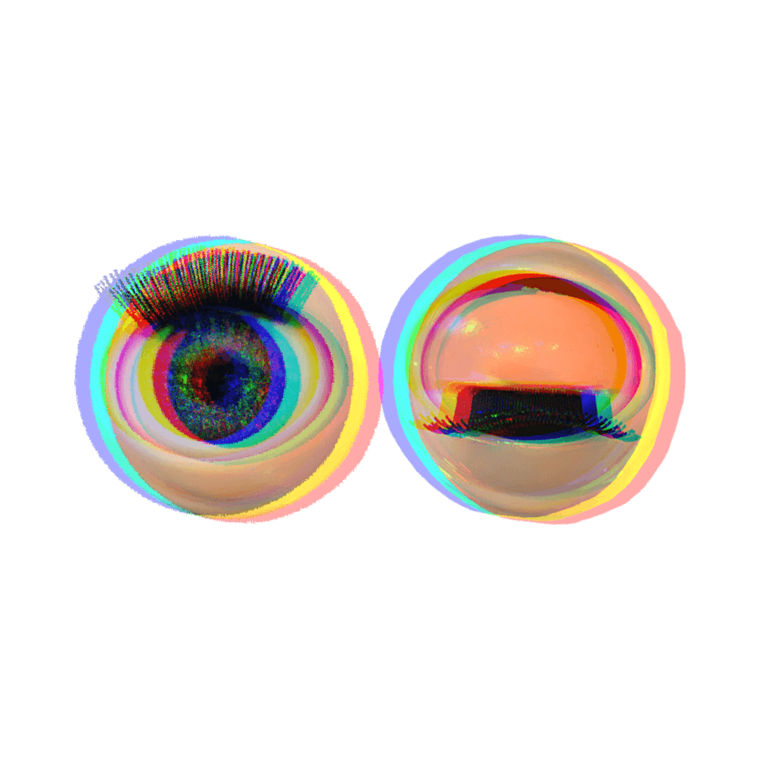 blinking eye kibbitz