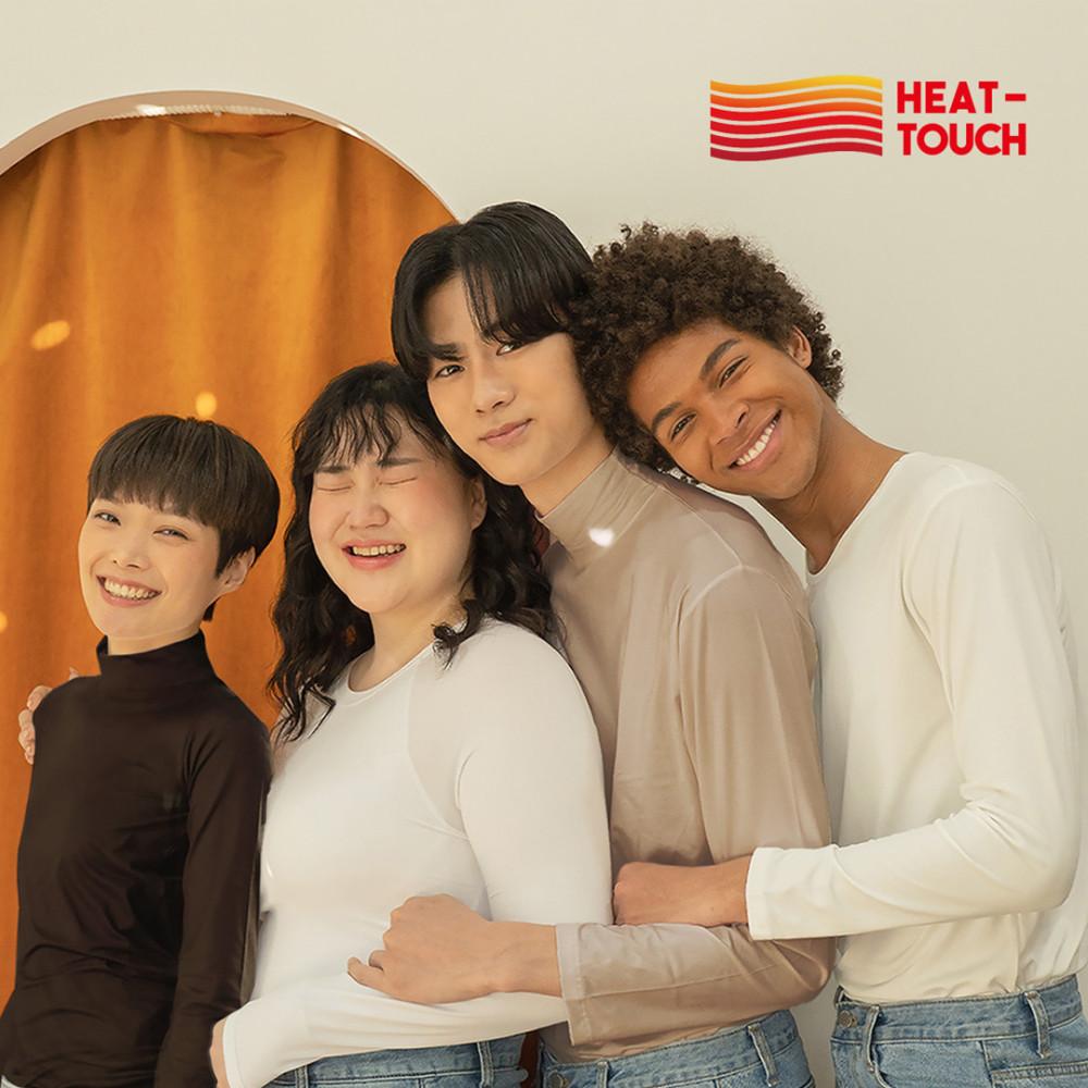 마른파이브 발열내의 히트터치 기모 겨울 성인내복 세트