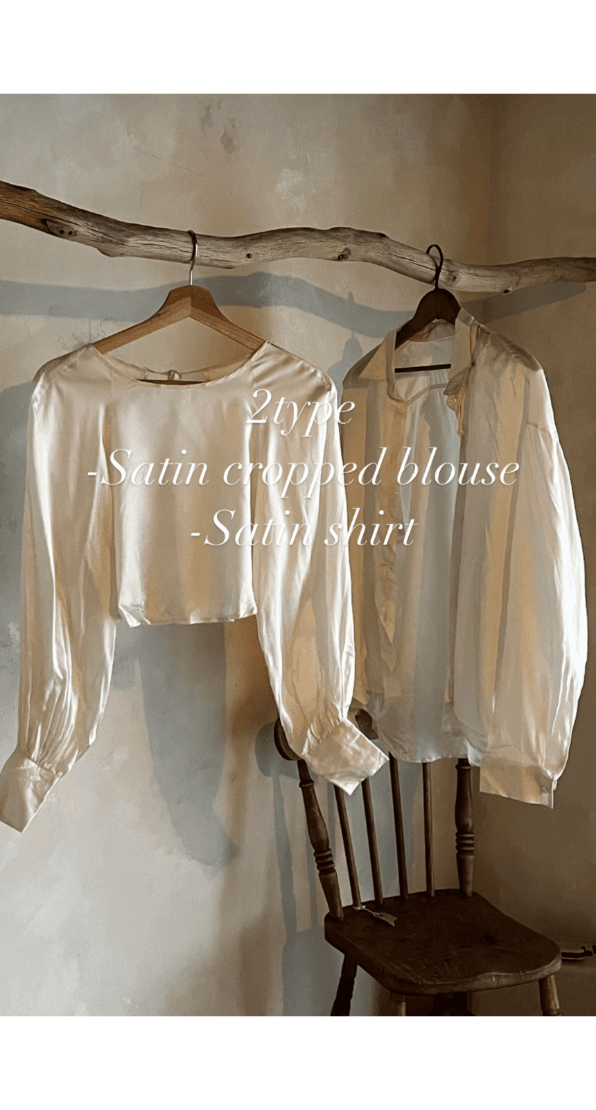Satin Blouse (2 Type)