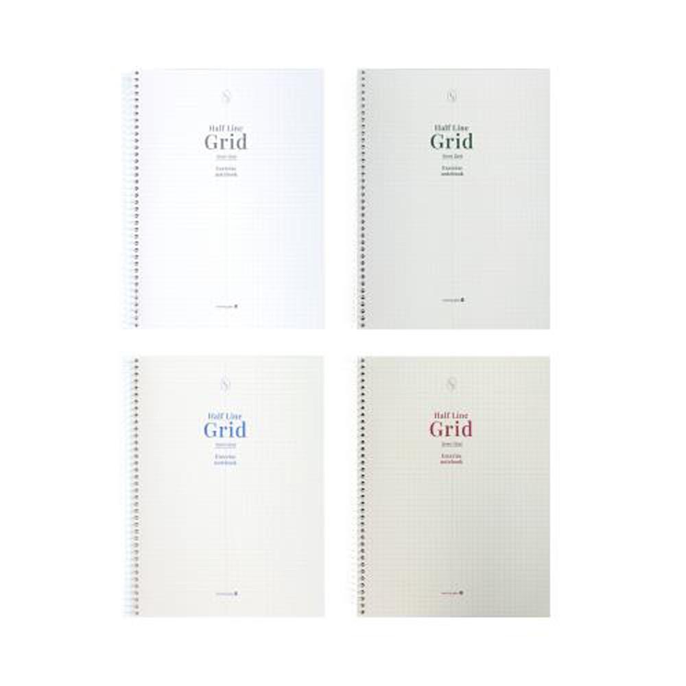 모닝글로리 3500 반반 그리드 5mm 방안 연습장