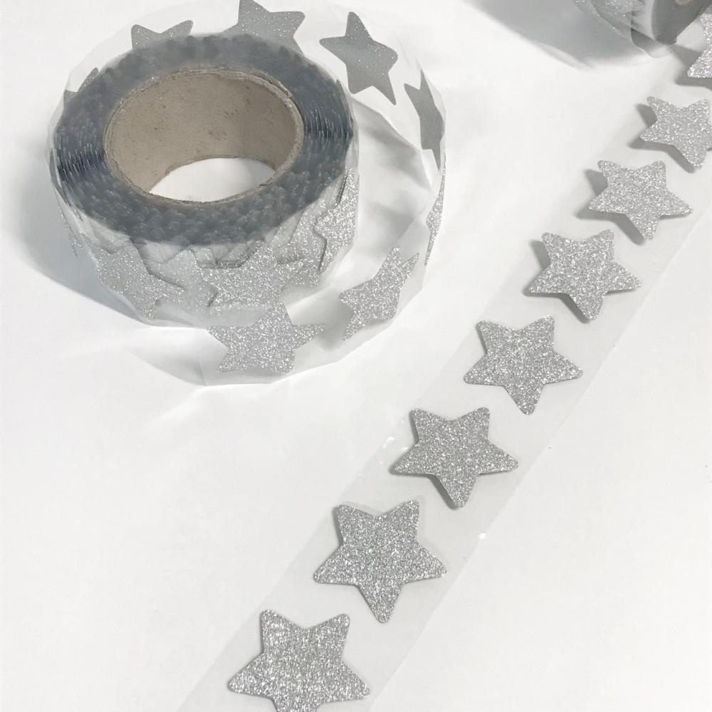 글리터 별 롤스티커