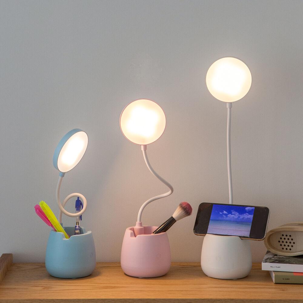 무선 포켓 연필꽂이 LED 스탠드 3colors