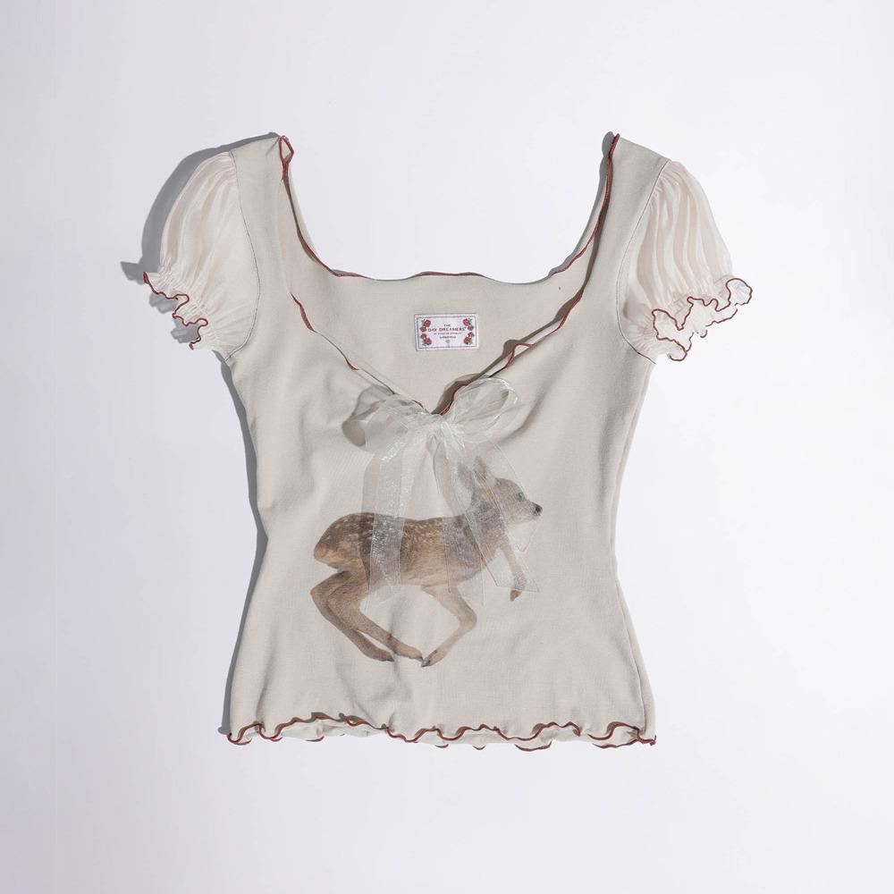 [23+10%쿠폰]Puff Sleeve Top Cream