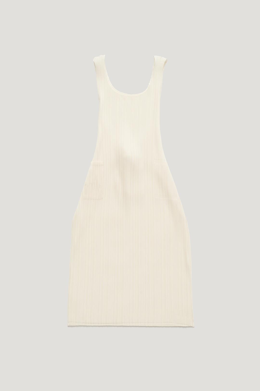 PLEATS LAYERED DRESS_IVORY / ₩208,000