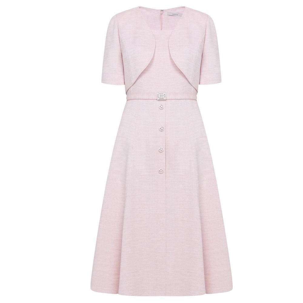 [케네스레이디] 라운드 넥포인트 원피스 EWOPOG0200