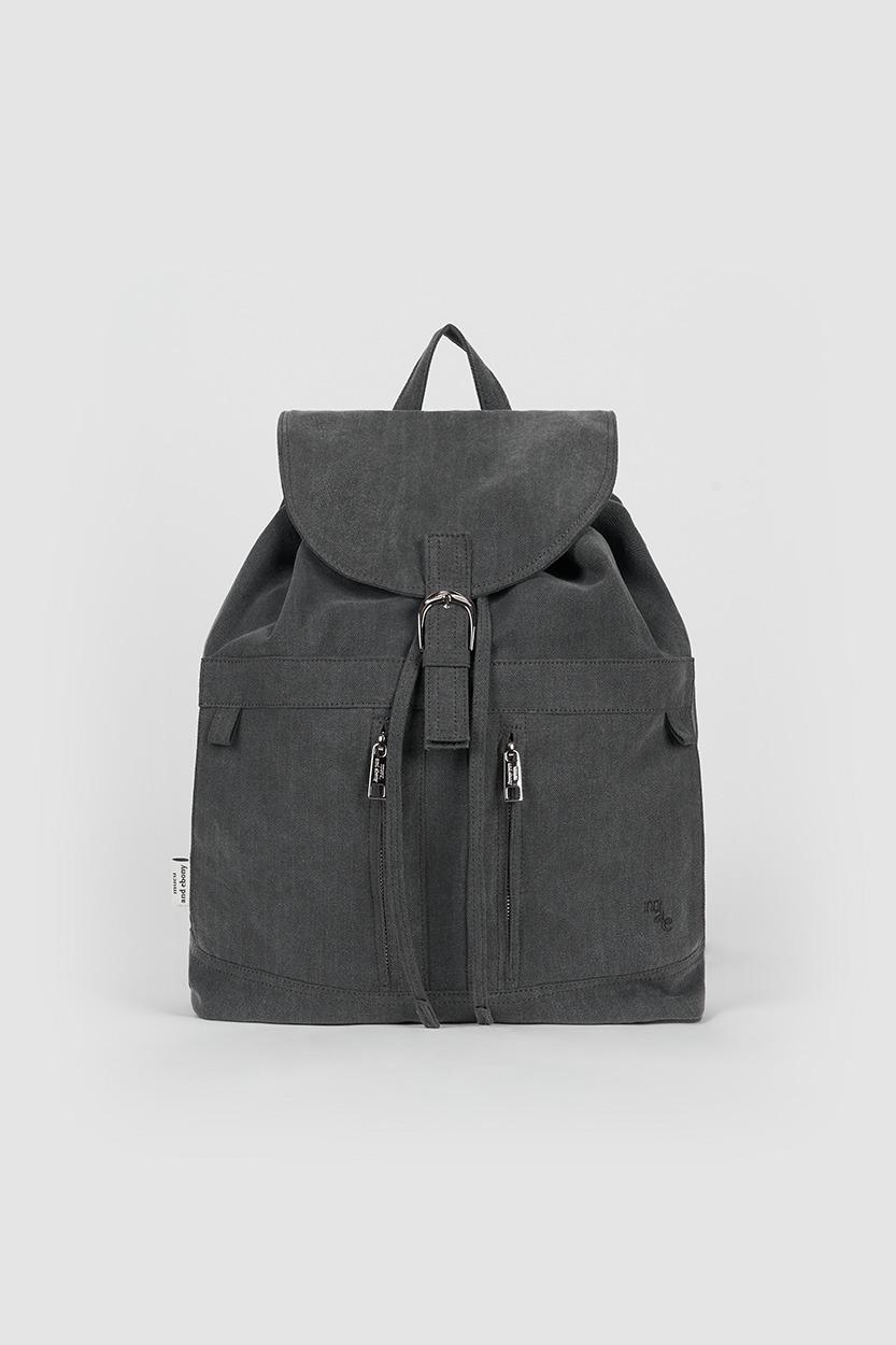 Notting Herringbone Backpack _ Charcoal