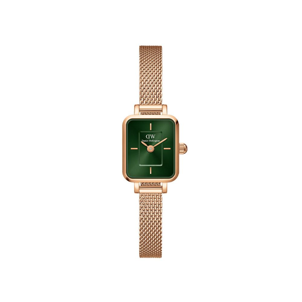 다니엘 웰링턴 QUADRO MINI MELROSE EMERALD 그린다이얼 여성시계