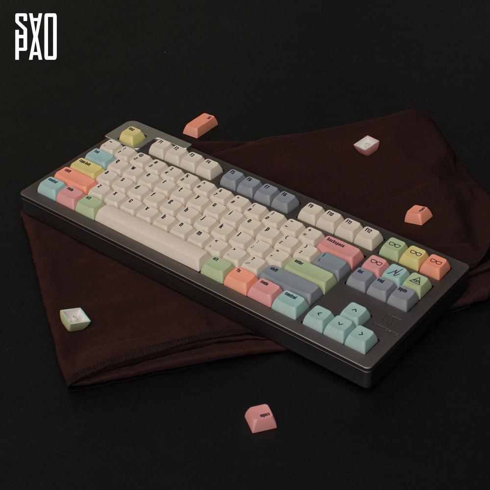 사오파오 GMK 캔버스 키캡 XDA 5면 염료승화 PBT (134키)