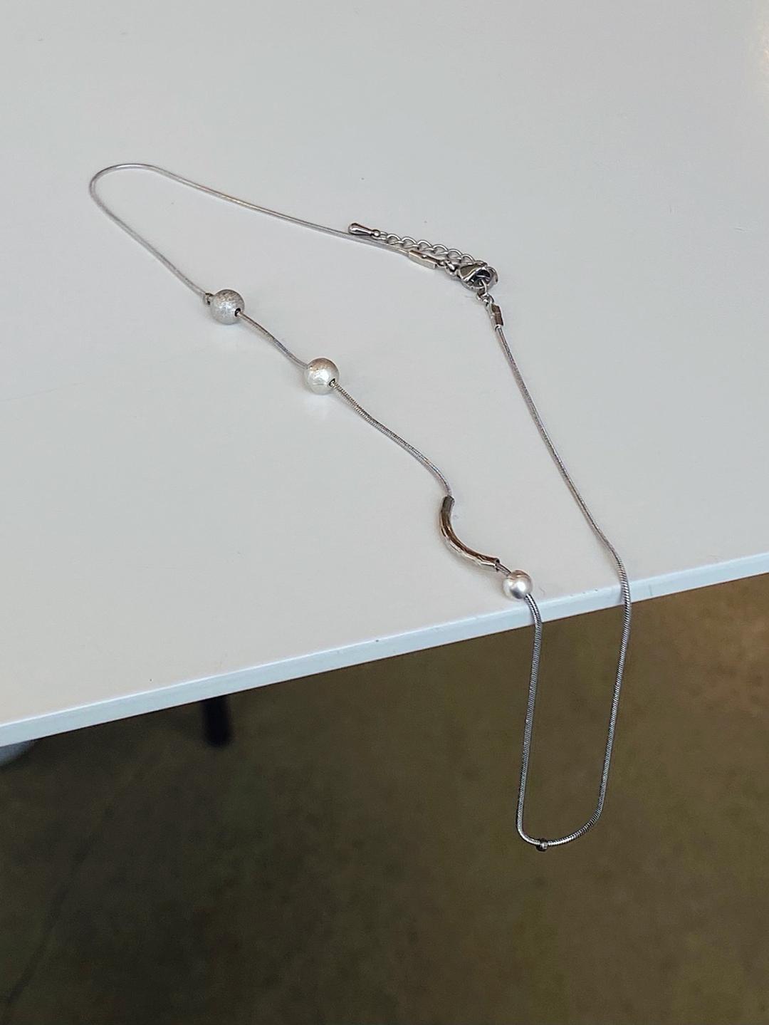 [Made outsquare] Organic bar necklace