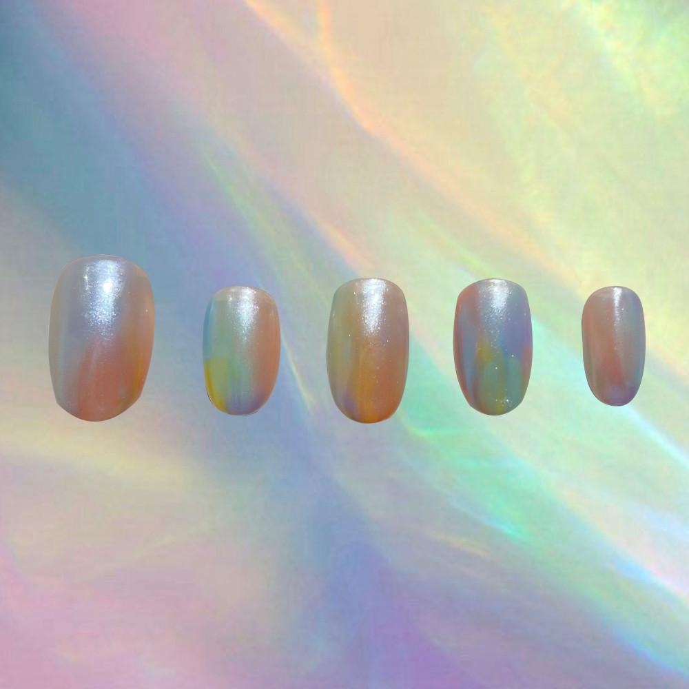 [｡.⋆실물깡패∗̥˚] mermaid 수제네일팁 수채화네일 그라데이션네일 촬영소품 오로라네일