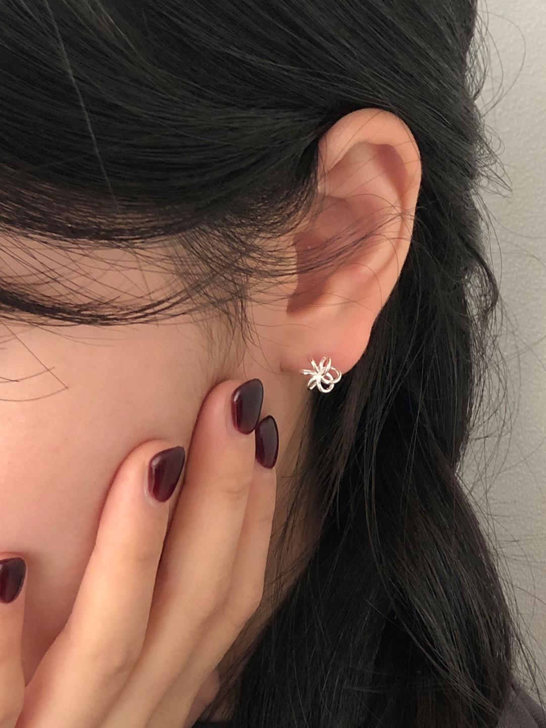 [925 silver] 에덴 스프링 귀걸이