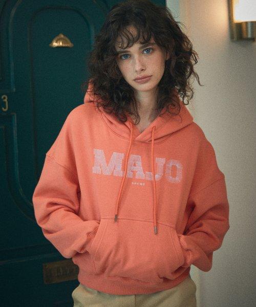 MAJO Drawing Hoodie [Salmon Pink]