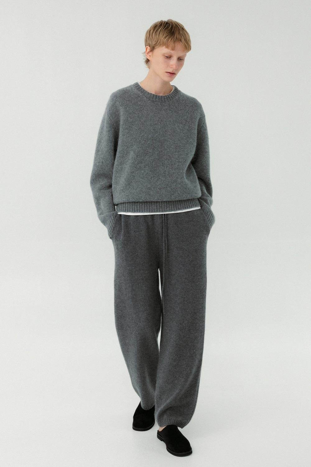 Knit Jogger Pants_Gray