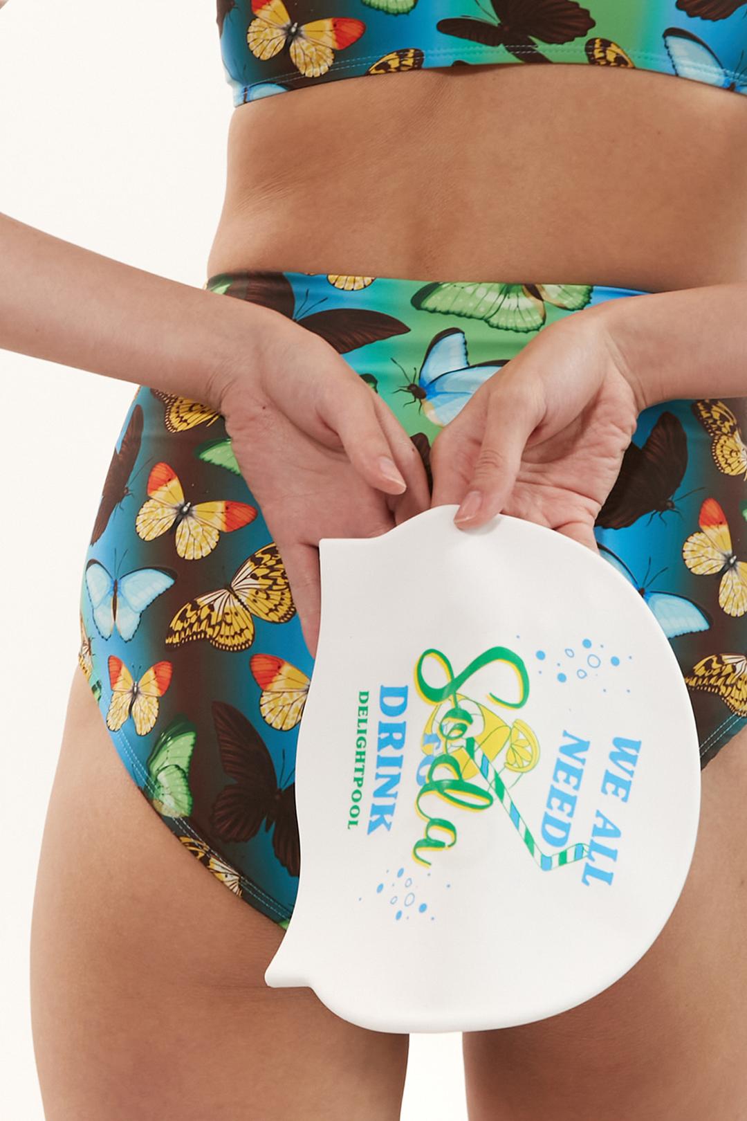 Drink Soda Swim cap - Green