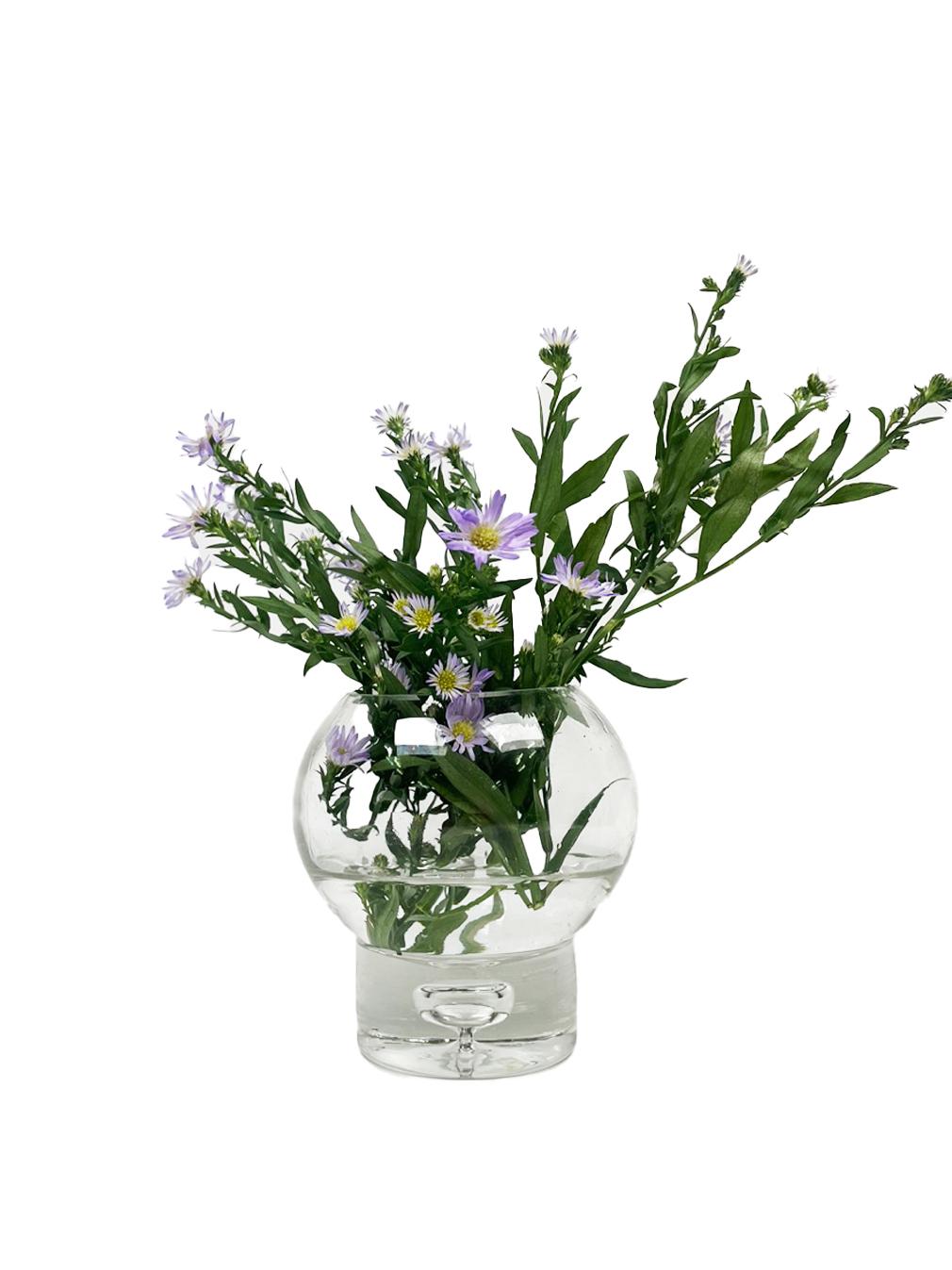 Bubble Circle Glass Bowl Vase