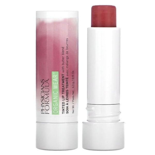 Physicians Formula, Organic Wear, 틴티드 립 트리트먼트, 베리 미, 4.3g(0.15oz)
