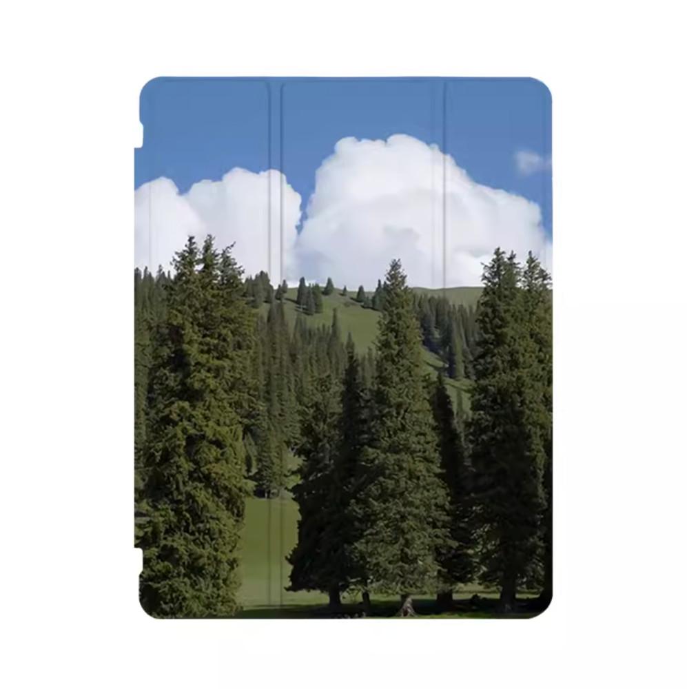 Ipad case 썸머포레스트 아이패드케이스 자연풍경커버 놀러와요우리네집케이스