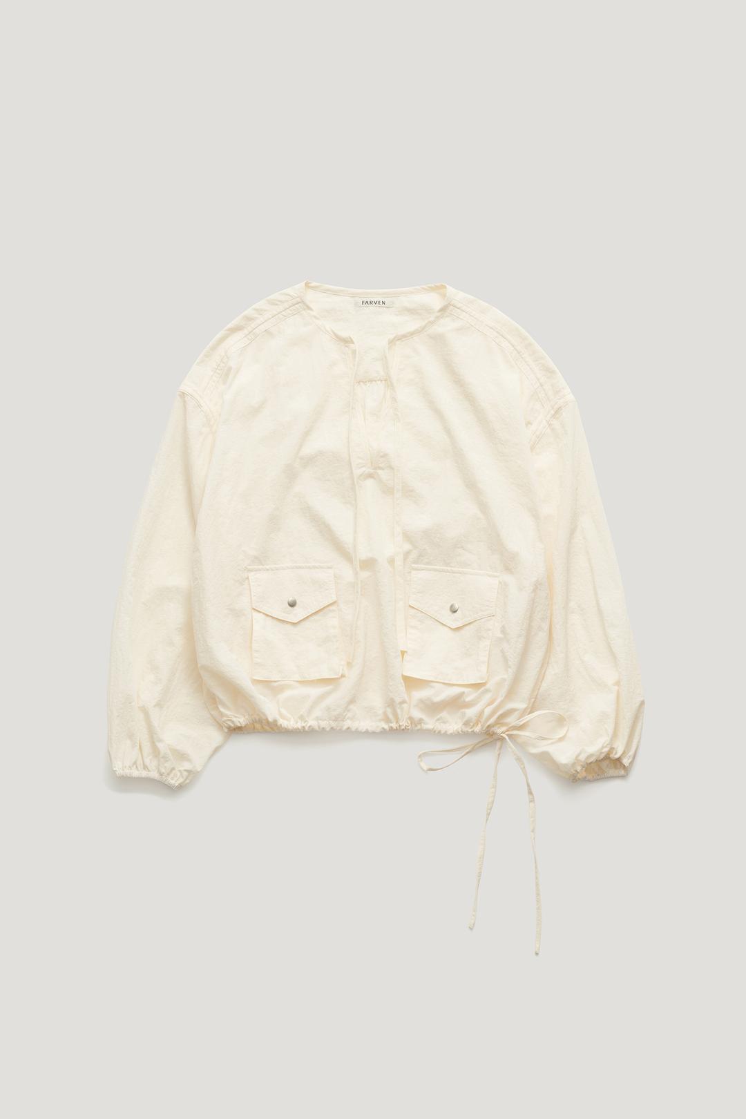 TOOL SPORTY BLOUSE_CREAM IVORY / ₩144,000