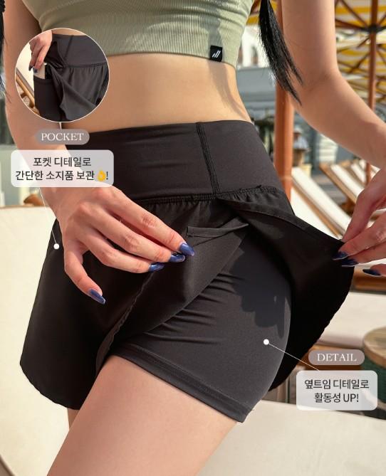 발리비키 🌊S~XL(88) 물놀이필수/ 비치 2in1 숏팬츠 수영복 레쉬가드 워터레깅스 비치팬츠 스윔팬츠