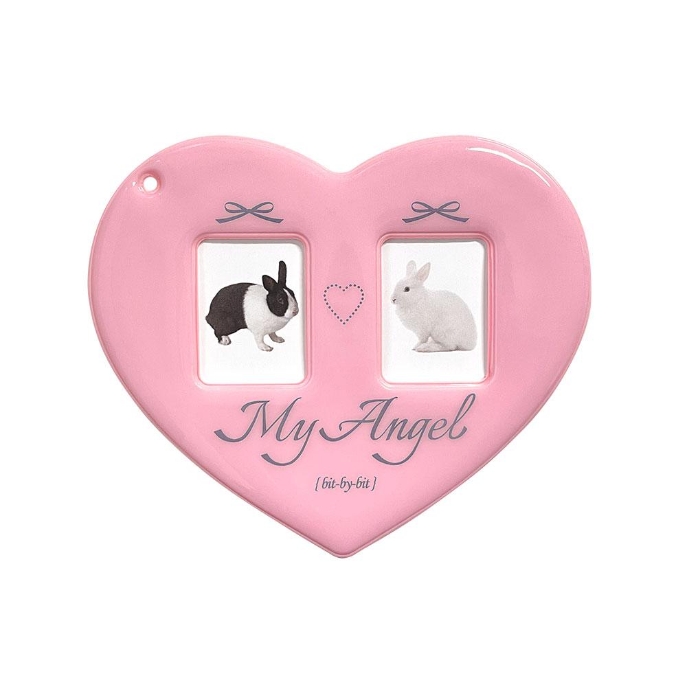[11월 23일 출고] Ribbon ID Photo Holder_Pink (2단형)
