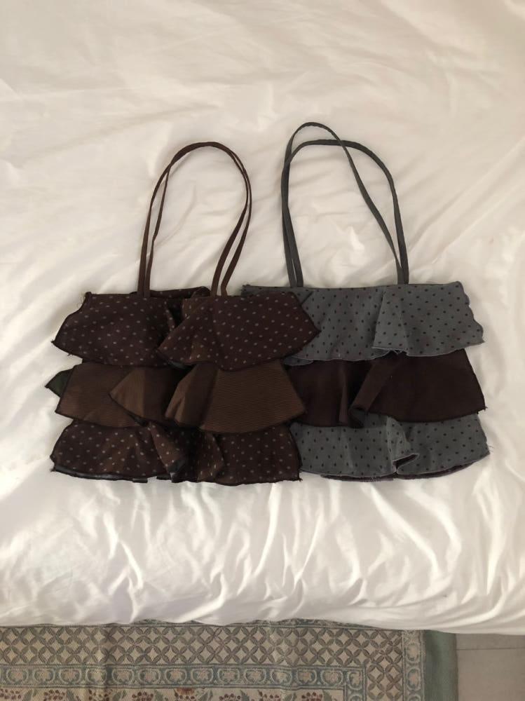 Frill ballet dot bag