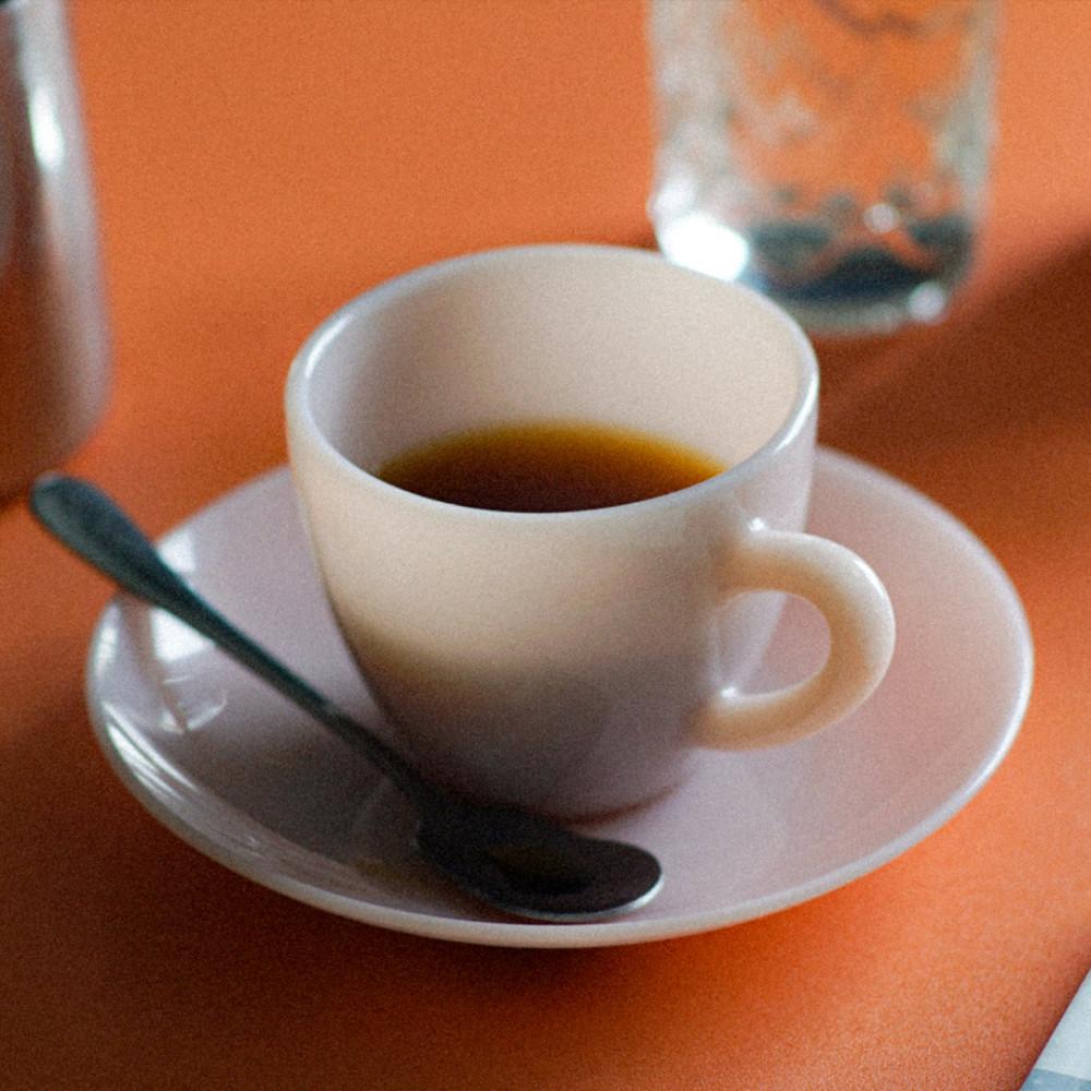 [언스] 베이직 밀크글라스 세트 커피잔(IR) 피치