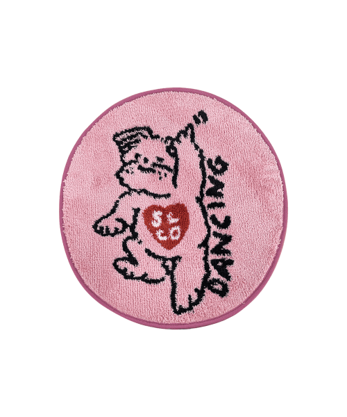 ROUND DOG FOOT MAT_원형 발매트[핑크]