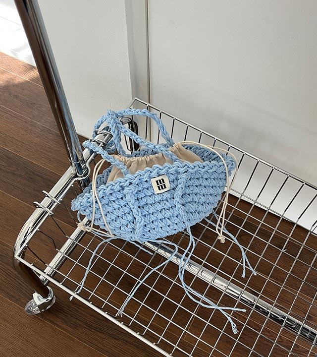 baguette bag (baby blue)