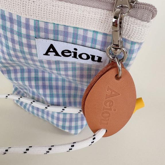 Aeiou Color Nylon Strap (S) with Vegetable LabelCookie and Cream (Yellow)