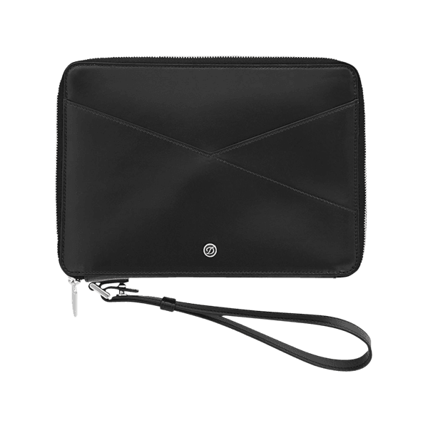 Line D black leather case for 10 pens - Luxury Accessories | S.T. Dupont