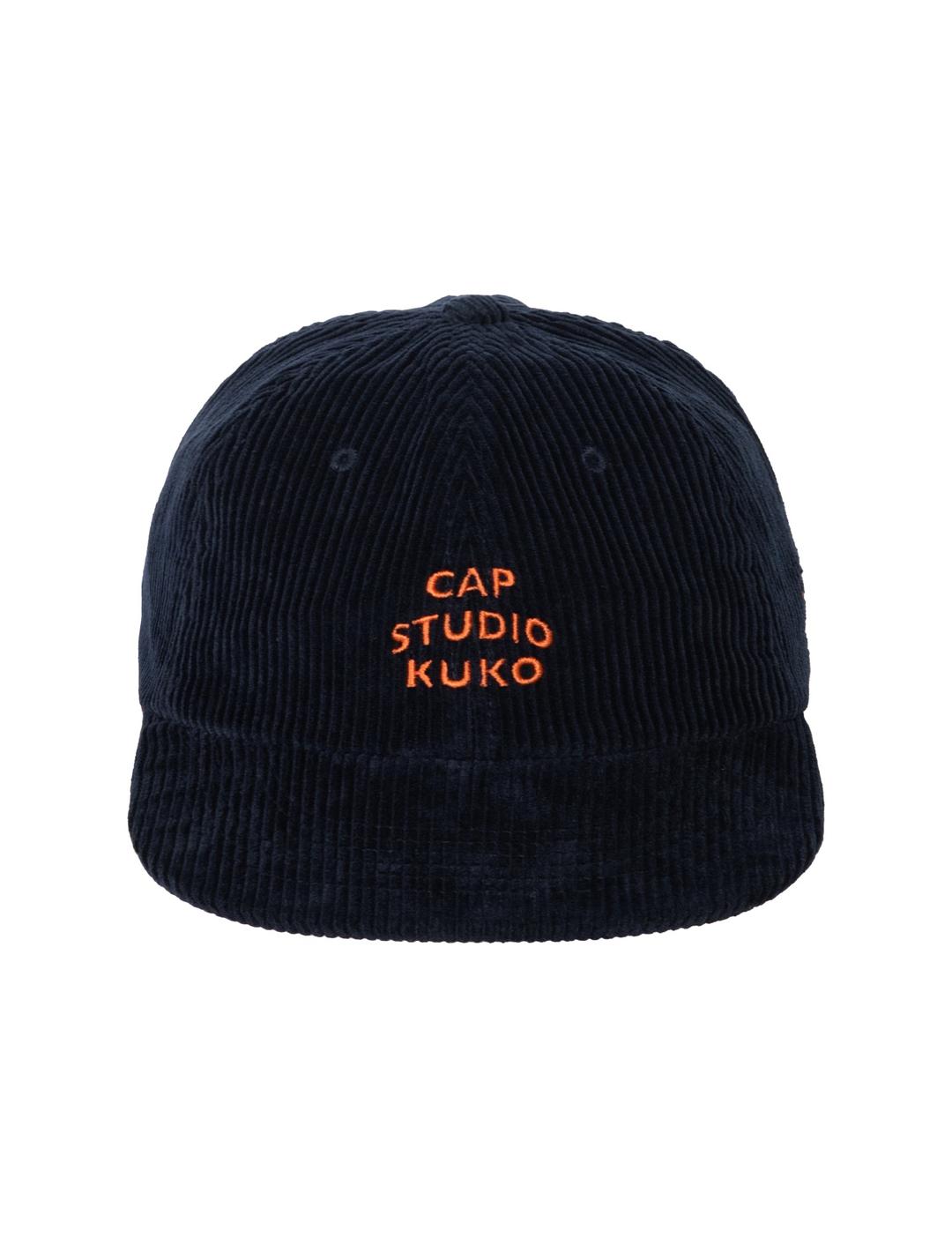 KUKO Corduroy Cap_Navy Orenge