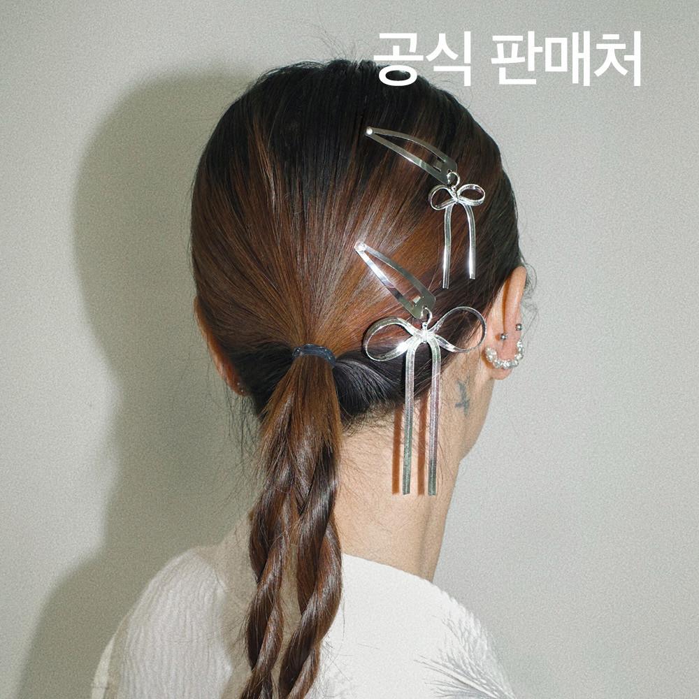 리본 헤어 클립 SET - SUM1S 썸원스