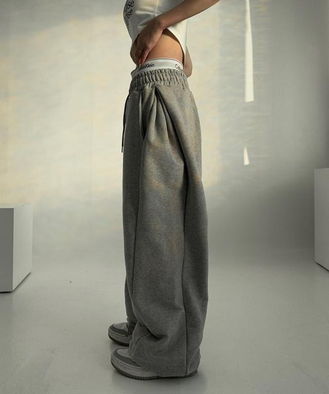워무드마인 (기모선택/2size) 사이드턱 와이드 조거 팬츠 / 유니섹스 남녀공용 기모 겨울 원턱 오버핏 와이드 벌룬 바지 y2k 유니크 조거팬츠 오버핏조거팬츠 벌룬팬츠 기모바지 기모조거팬츠