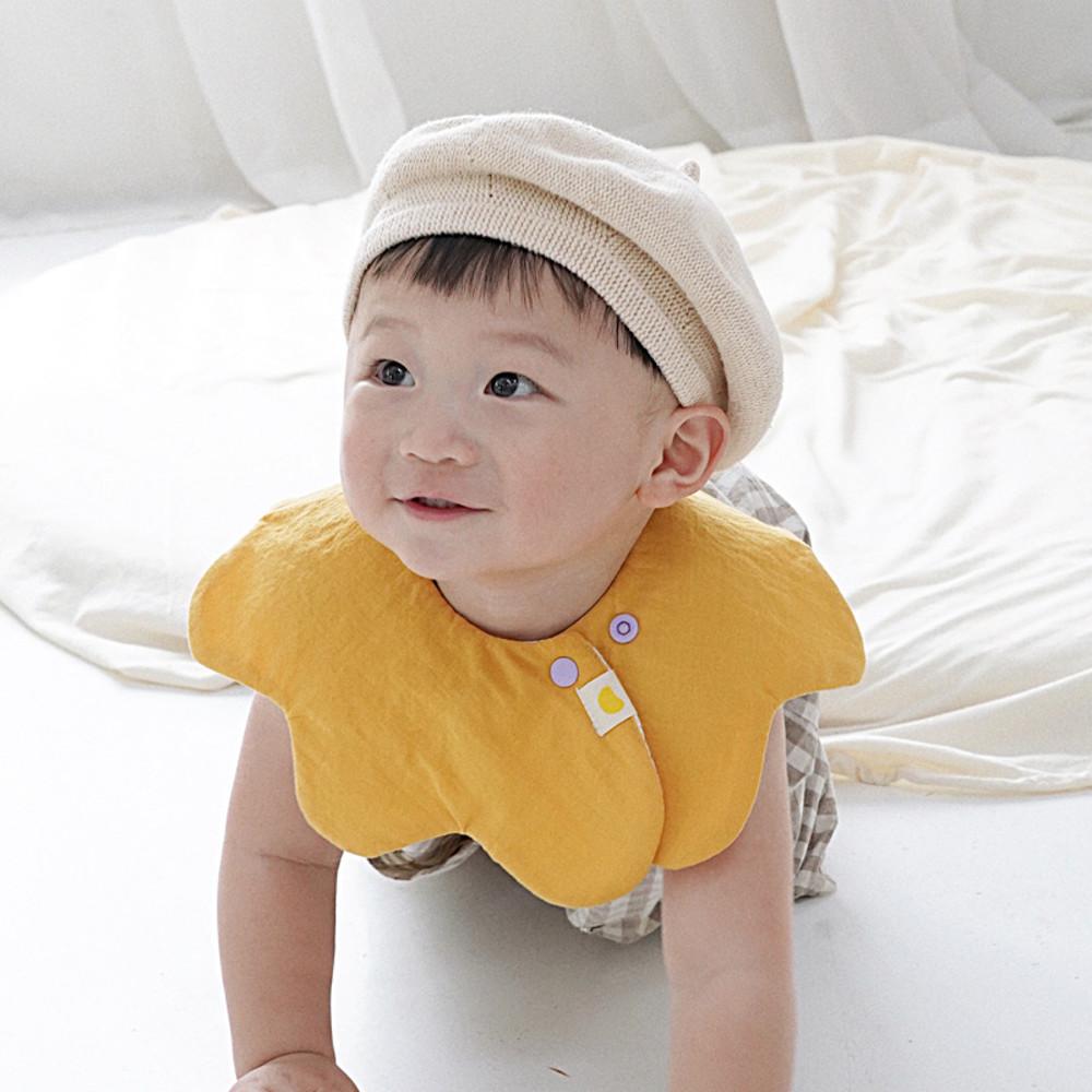 말랑하니 에어메쉬 아기턱받이 롤링 침받이