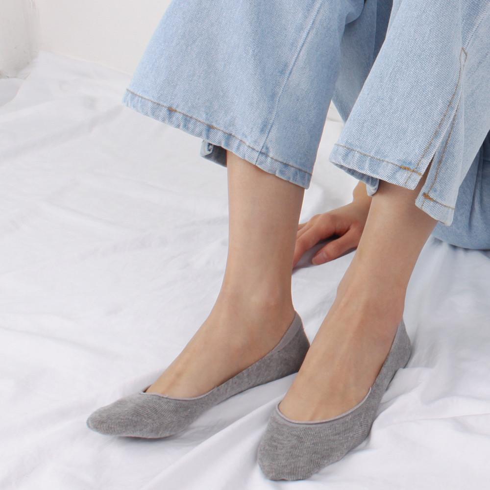 안벗겨지는 도톰한 플랫슈즈 면덧신 무봉제 019