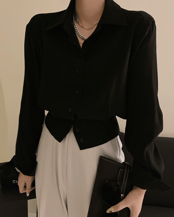 에일 크롭 블라우스 [주문폭주!]