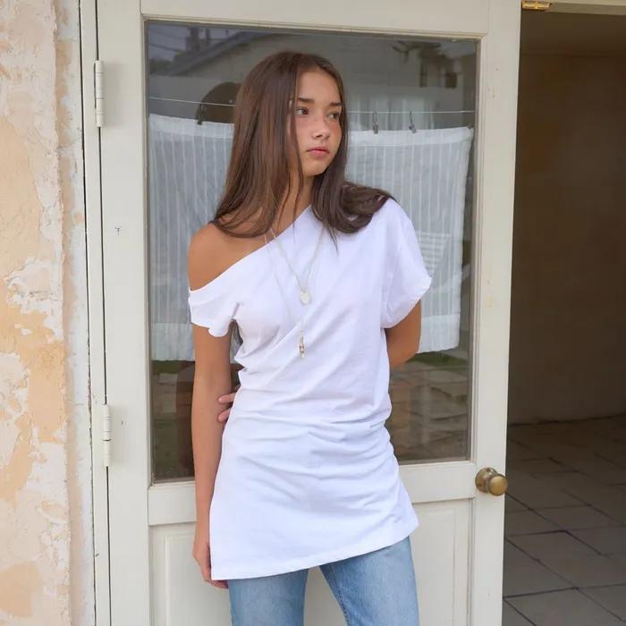 Odd Mini Dress / White