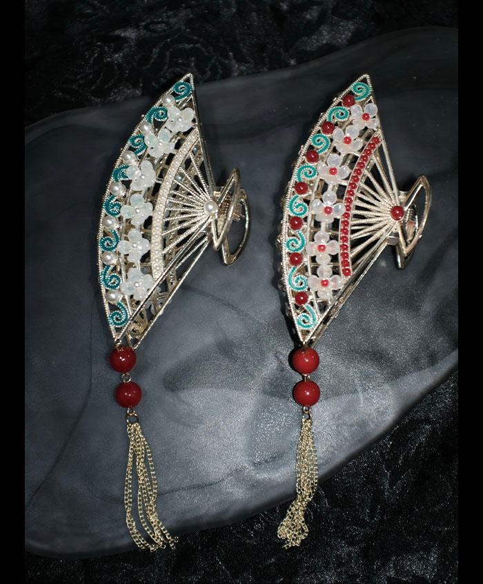 triangle hairpin [부채 헤어핀]