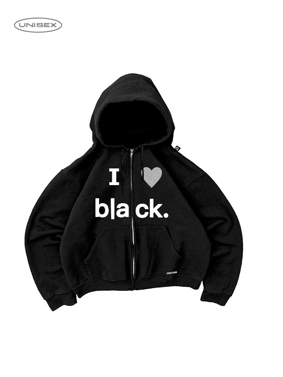 [Pre-order] I 🖤 black. zip